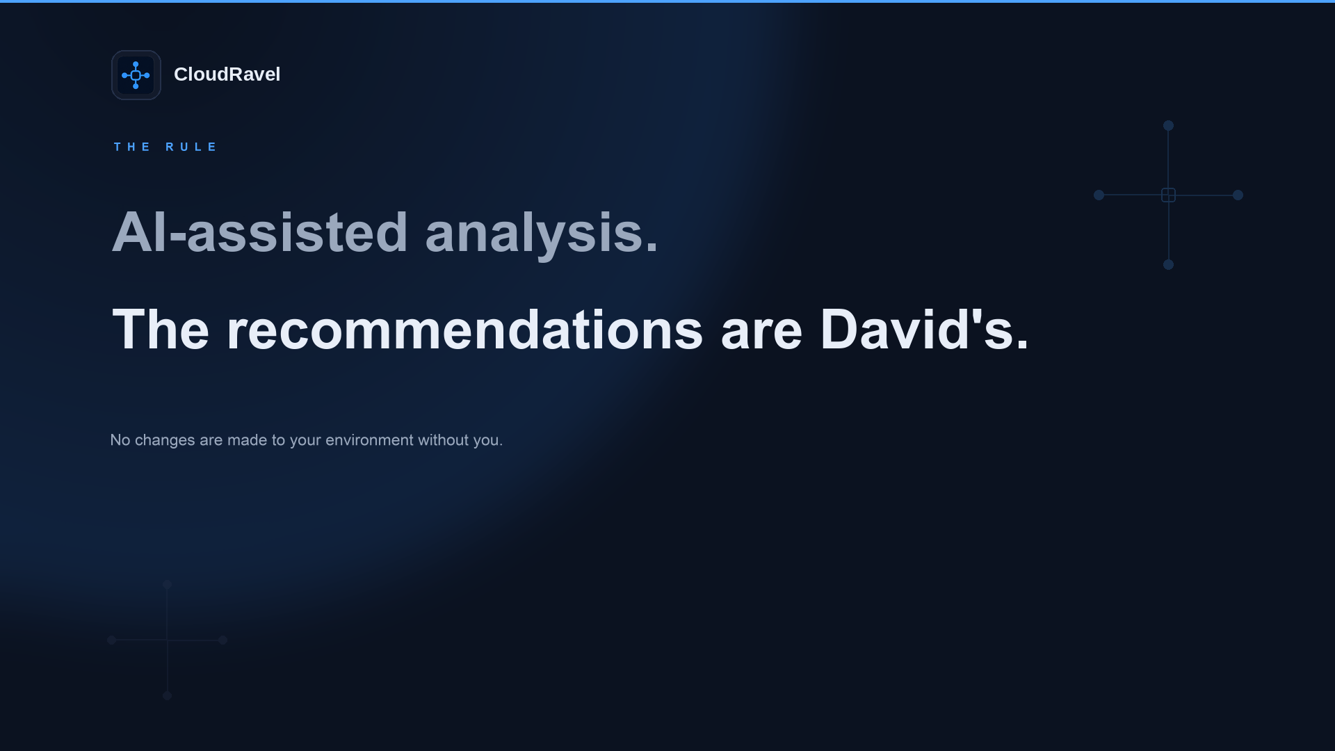 AI-assisted analysis. No changes are made without you.